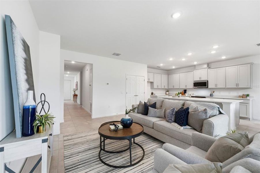 Furnished interior view inside a new home in Trinity Place, St. Cloud (Image 27).