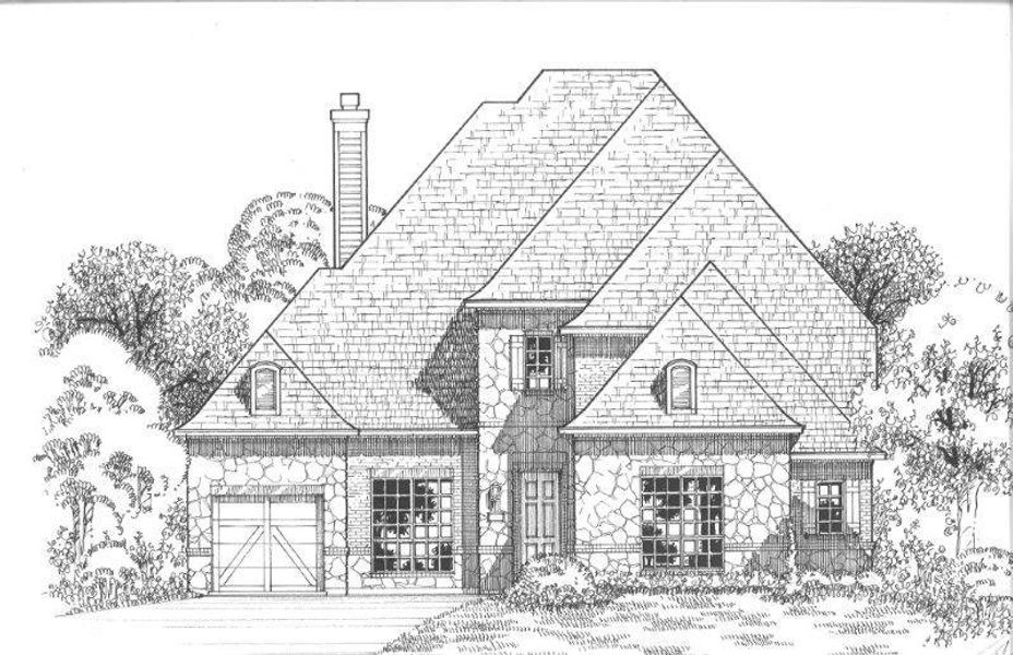 Plan 634 Elevation F Plan 634 Elevation F