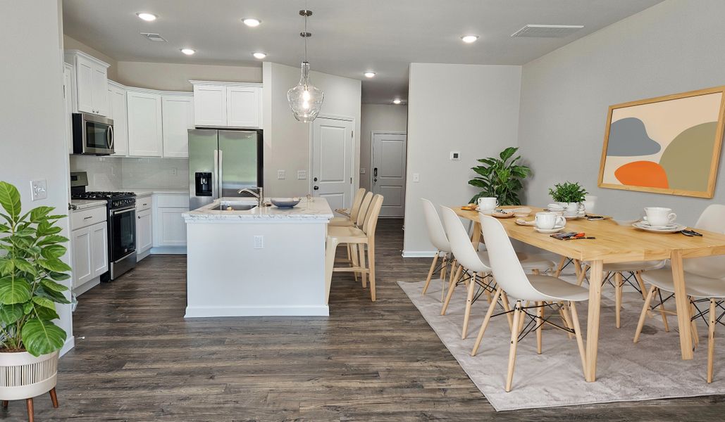 Representative furnished interior of a home built from the Anderson by Veranda Homes in The Falls, Blythewood (Image 6).