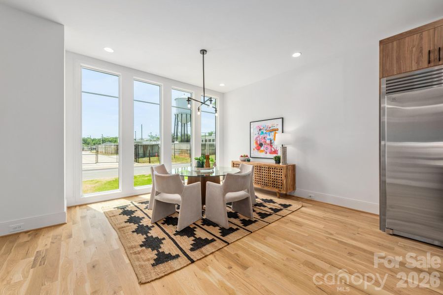 Furnished interior view inside a new home in , Charlotte (Image 32).