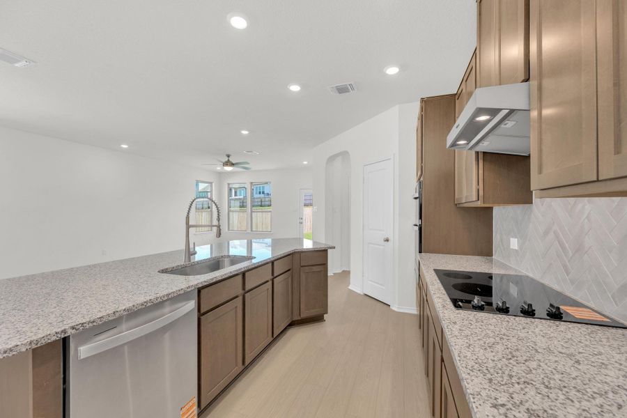 Furnished interior view inside a new home in Retreat at San Gabriel, Georgetown (Image 8).