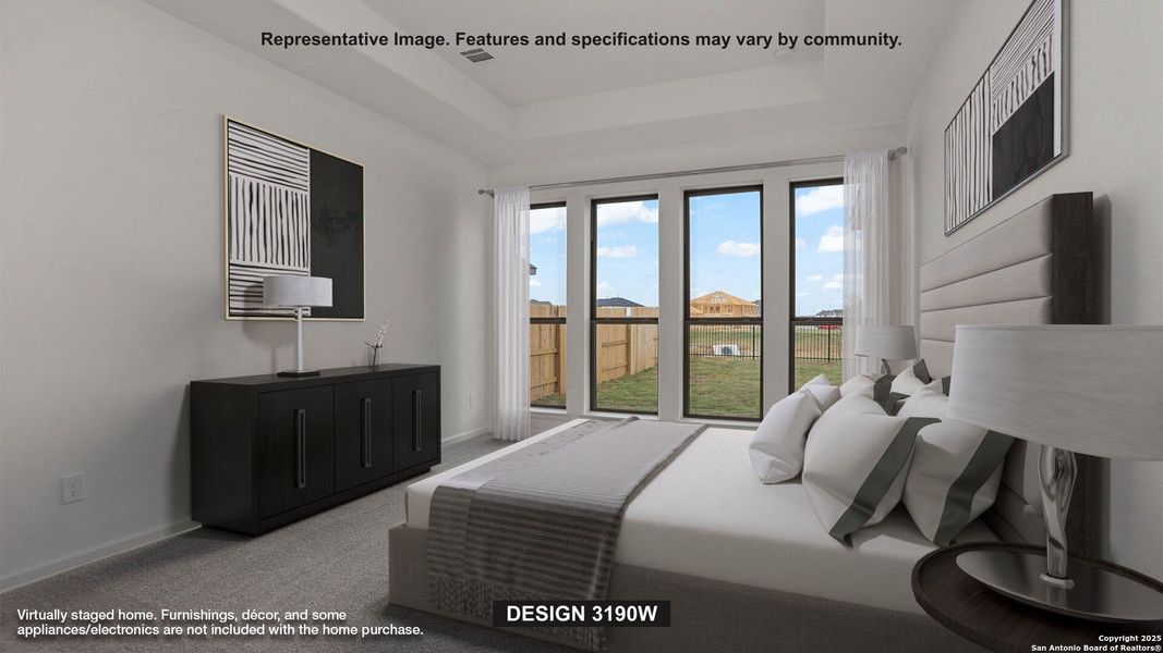 Furnished interior view inside a new home in Corley Farms 50', Boerne (Image 6). Furnished interior view inside a new home in Corley Farms 50', Boerne (Image 6).