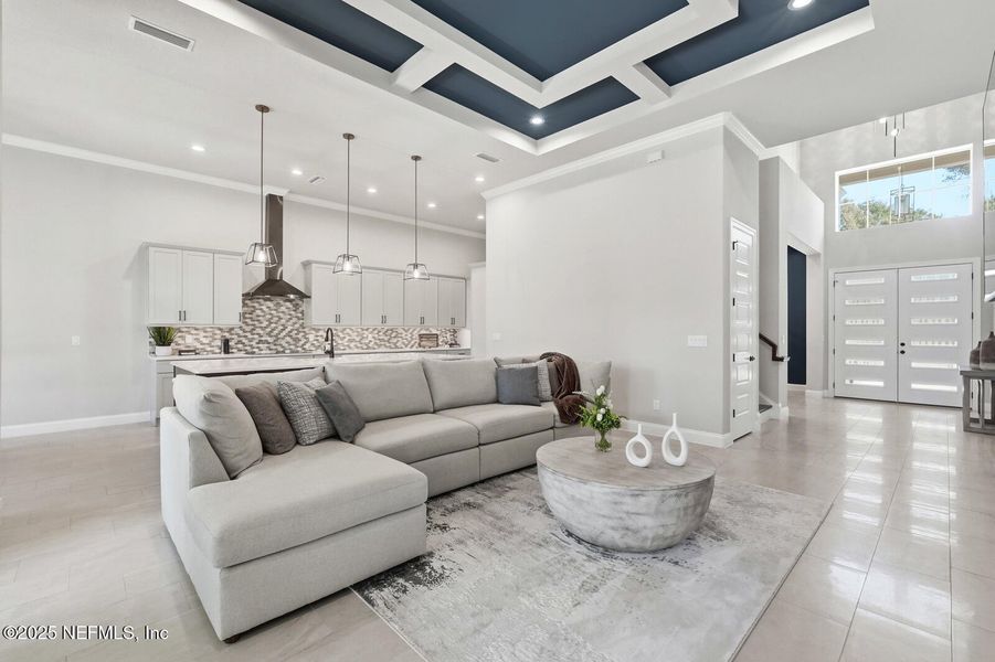 Furnished interior view inside a new home in , Palm Coast (Image 15).