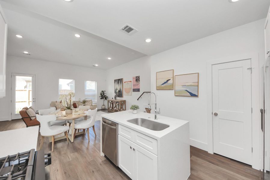 Furnished interior view inside a new home in Carver Landing, Houston (Image 6).