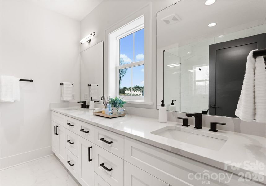 Furnished interior view inside a new home in , Charlotte (Image 34). Furnished interior view inside a new home in , Charlotte (Image 34).