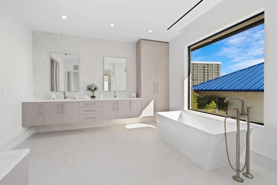 Furnished interior view inside a new home in , Pompano Beach (Image 54). Furnished interior view inside a new home in , Pompano Beach (Image 54).