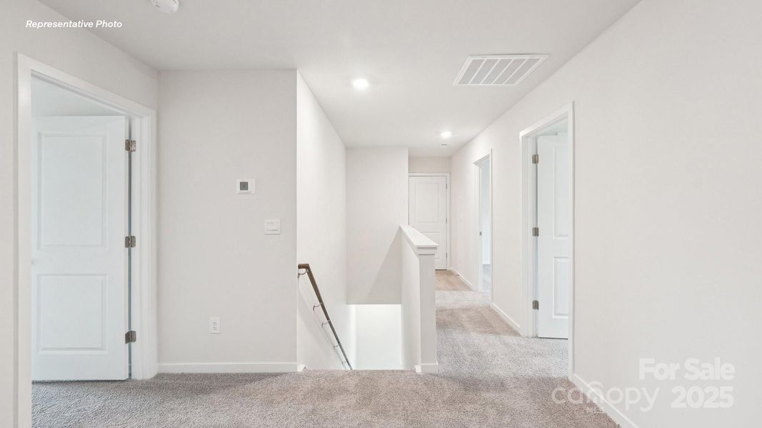 Spacious, unfurnished interior of a new home in Reedy Creek Preserve, Charlotte (Image 24).