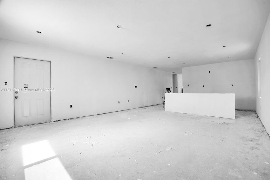 Kitchen & family room