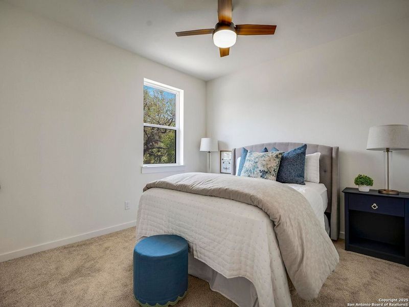 Furnished interior view inside a new home in , San Antonio (Image 30). Furnished interior view inside a new home in , San Antonio (Image 30).