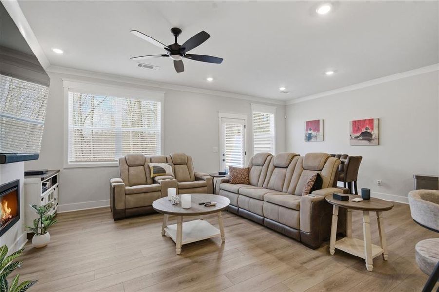Furnished interior view inside a new home in , Gainesville (Image 18).