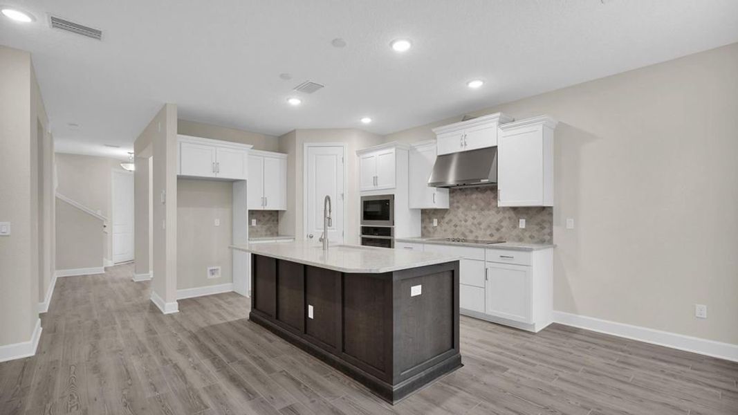 Representative unfurnished interior of a home built from the The Fanning by Providence Homes (Florida) in Reflections at Nocatee, Nocatee (Image 23).