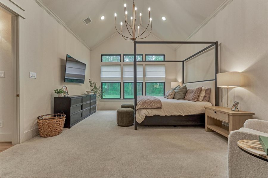 Furnished interior view inside a new home in , Montgomery (Image 28).