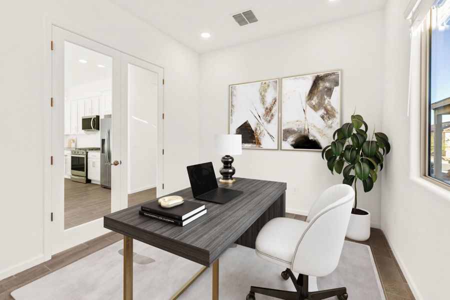 Furnished interior view inside a new home in Saguaro Reserve II, Marana (Image 7).