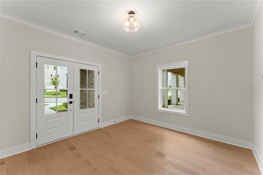 Spacious, unfurnished interior of a new home in West Town, Atlanta (Image 35). Spacious, unfurnished interior of a new home in West Town, Atlanta (Image 35).