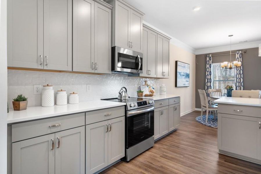 Furnished interior view inside a new home in Jones Ridge, Dallas (Image 3). Furnished interior view inside a new home in Jones Ridge, Dallas (Image 3).