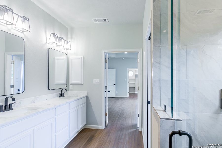 Furnished interior view inside a new home in , Fischer (Image 6). Furnished interior view inside a new home in , Fischer (Image 6).