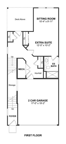 2D floor plan layout for the Rivercrest II by K. Hovnanian® Homes in Piccolina, Houston, TX (Image 4). 2D floor plan layout for the Rivercrest II by K. Hovnanian® Homes in Piccolina, Houston, TX (Image 4).