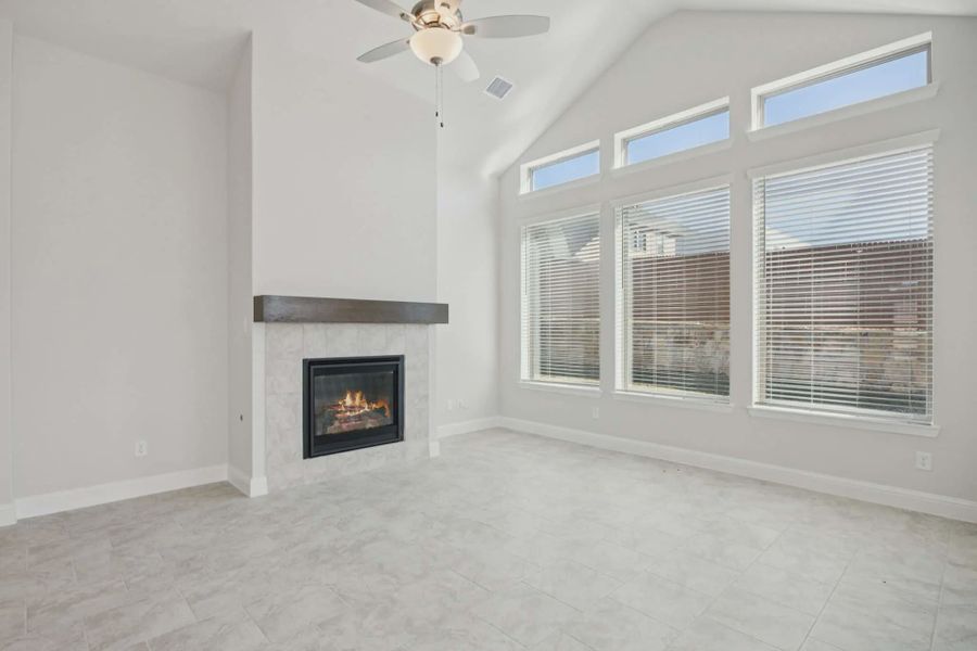 Representative unfurnished interior of a home built from the Morgan by Chesmar Homes in Heartland 50's and 60's, Heartland (Image 20).