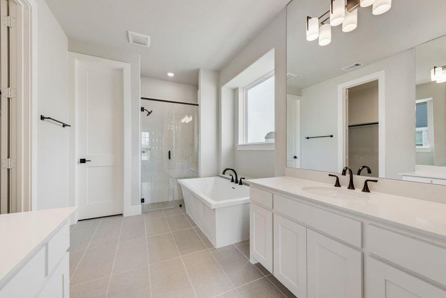 Furnished interior view inside a new home in Trails at Cottonwood Creek, Fate (Image 10).