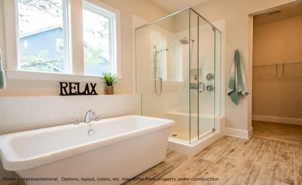 Representative furnished interior of a home built from the Muirfield by Greybrook Homes in Shepherds Trace, Clover (Image 22).