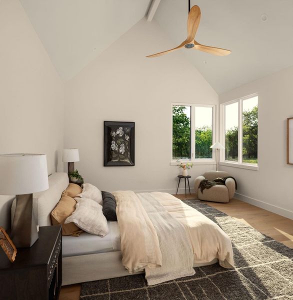 Lofty ceilings complement views of nature through ample windows, offering a tranquil retreat. Lofty ceilings complement views of nature through ample windows, offering a tranquil retreat.