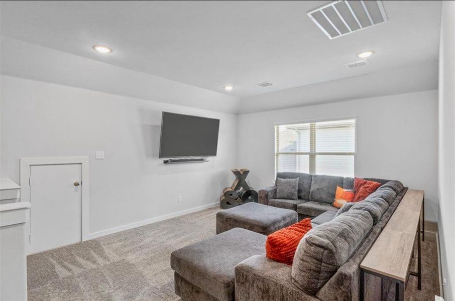 Furnished interior view inside a new home in Devonshire, Forney (Image 6). Furnished interior view inside a new home in Devonshire, Forney (Image 6).
