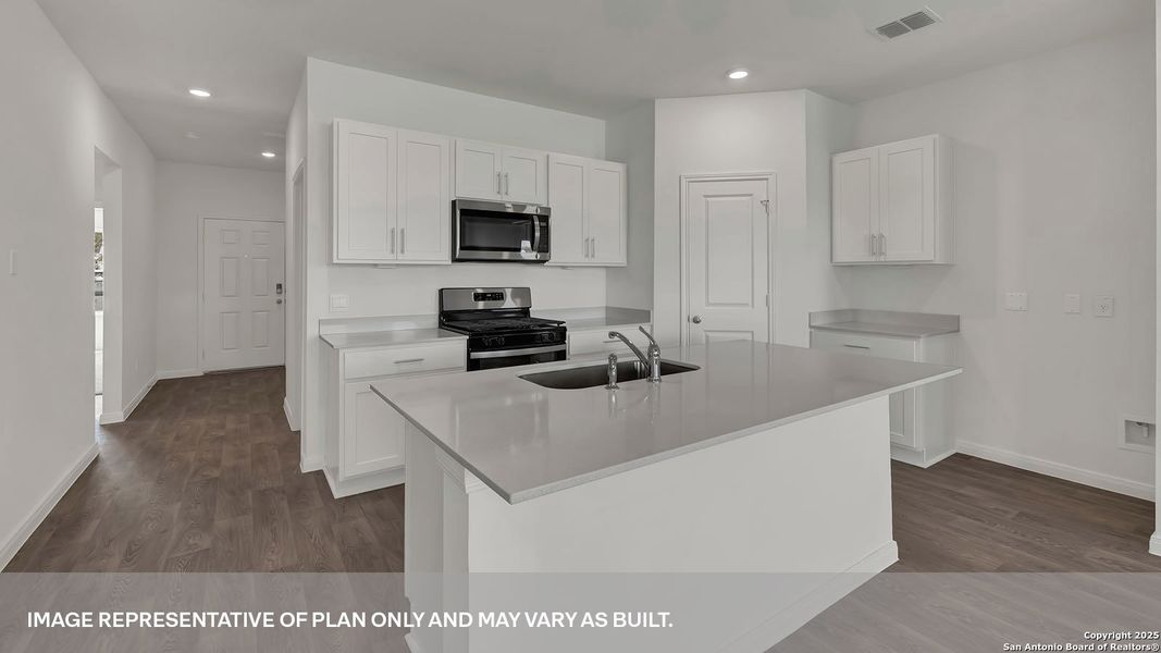 Furnished interior view inside a new home in Trace, San Marcos (Image 7).