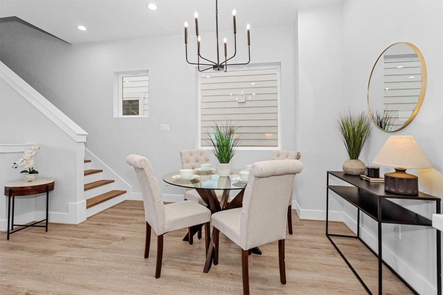 Furnished interior view inside a new home in , Houston (Image 19).