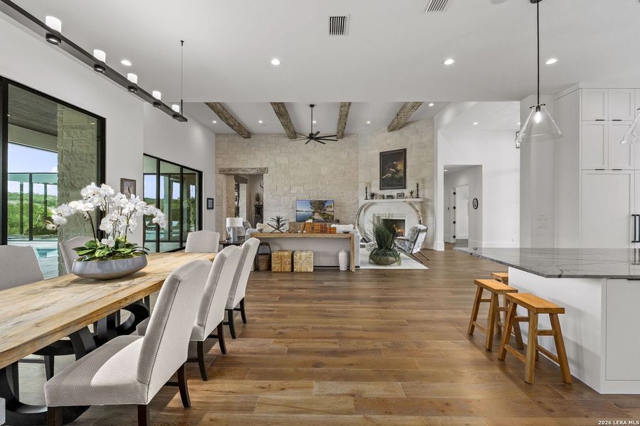 Furnished interior view inside a new home in , Boerne (Image 41).