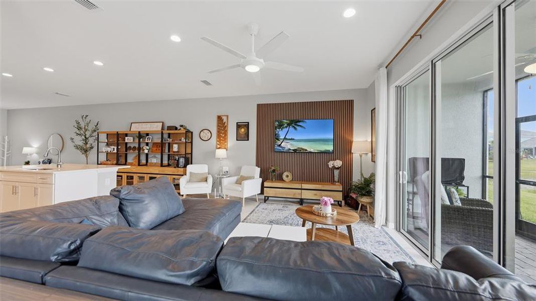 Furnished interior view inside a new home in , Sarasota (Image 6).