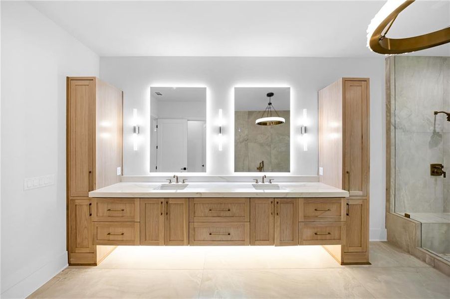 Furnished interior view inside a new home in , Alpharetta (Image 25). Furnished interior view inside a new home in , Alpharetta (Image 25).