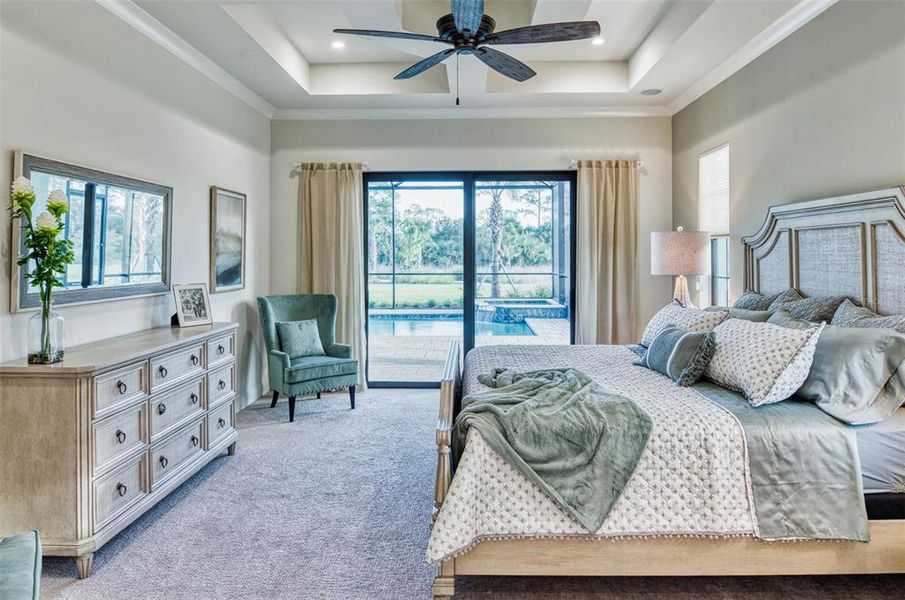 Furnished interior view inside a new home in , Palmetto (Image 6).