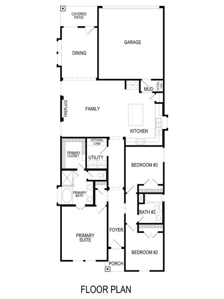 2D floor plan layout for the Caddo R by First Texas Homes in Trails at Cottonwood Creek, Rowlett, TX (Image 3). 2D floor plan layout for the Caddo R by First Texas Homes in Trails at Cottonwood Creek, Rowlett, TX (Image 3).