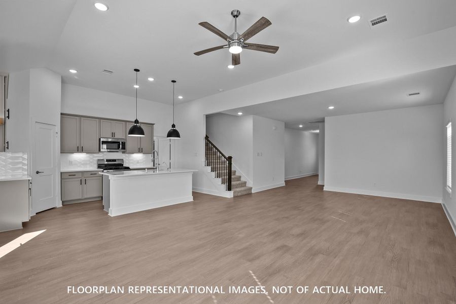 Spacious, unfurnished interior of a new home in Pinewood at Grand Texas, New Caney (Image 12).