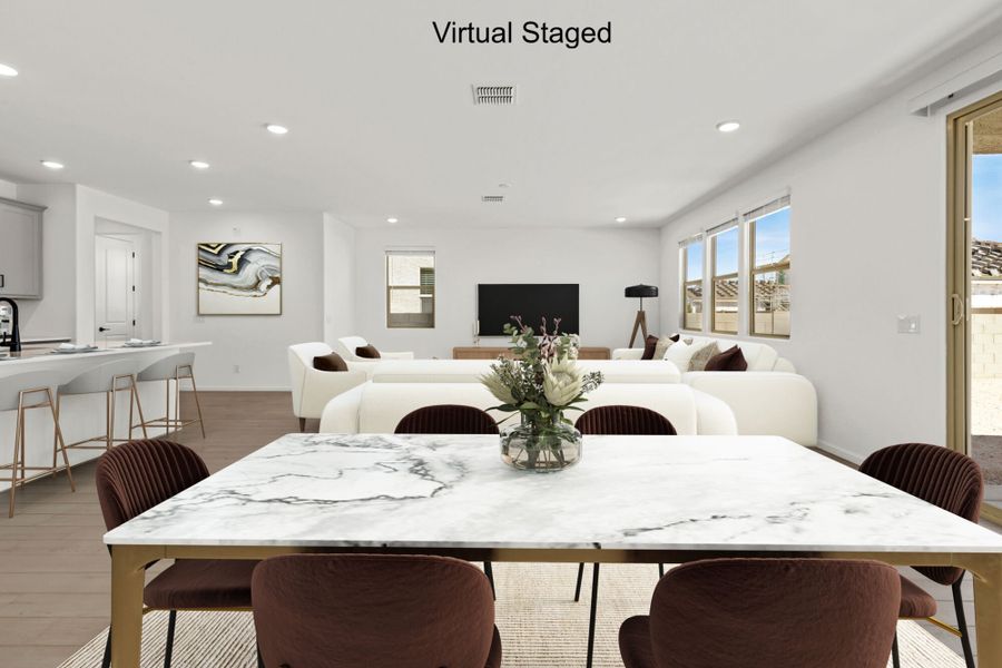 Furnished interior view inside a new home in Blackhawk, Tucson (Image 5).