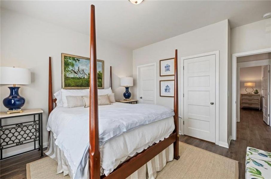 Furnished interior view inside a new home in Rosewood Lake Estates, Hoschton (Image 9). Furnished interior view inside a new home in Rosewood Lake Estates, Hoschton (Image 9).