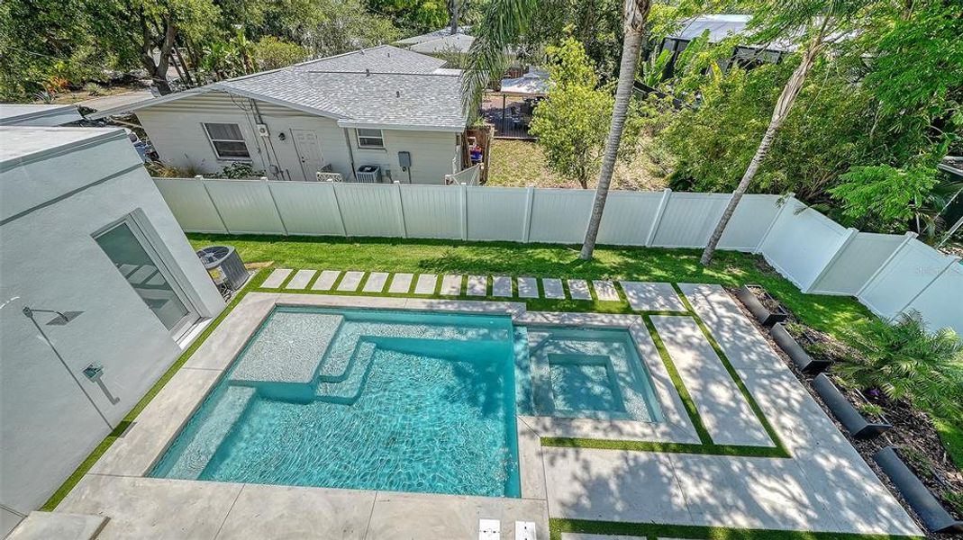 Exterior details and patio area of a home in , Sarasota (Image 26).