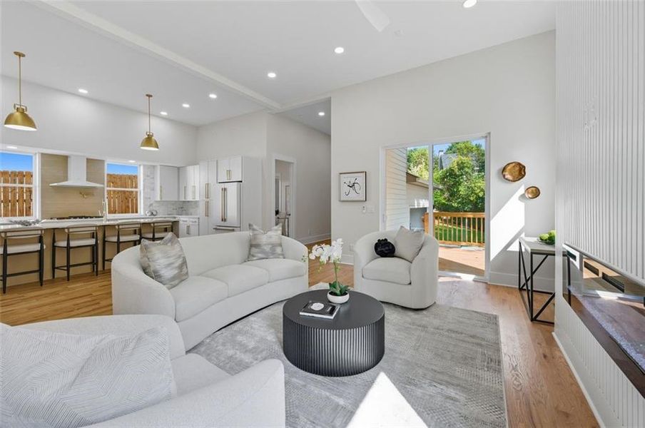 Furnished interior view inside a new home in , Atlanta (Image 26). Furnished interior view inside a new home in , Atlanta (Image 26).