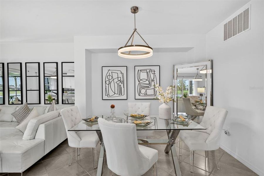 Furnished interior view inside a new home in , Punta Gorda (Image 15).