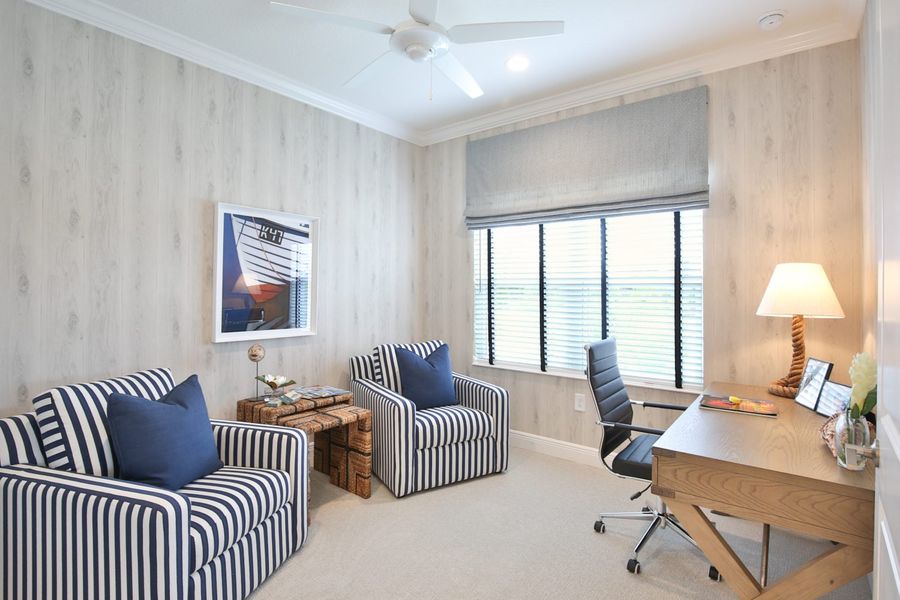 Representative furnished interior of a home built from the Sandcastle 2 by Neal Communities in Boca Royale Golf & Country Club at Wellen Park, Englewood (Image 15).