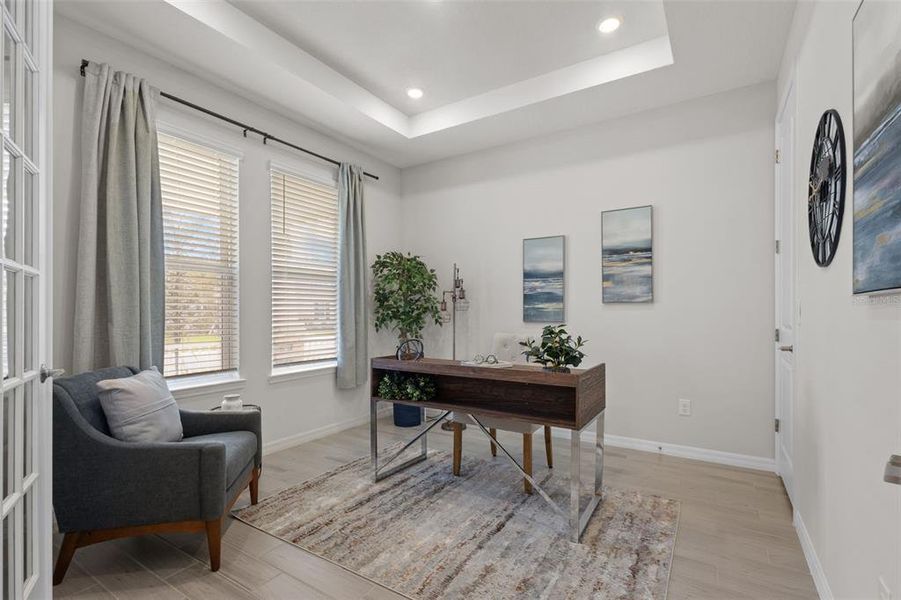 Furnished interior view inside a new home in River Landing, Wesley Chapel (Image 7).
