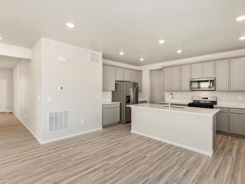 The Chatfield floorplan interior image taken at a Meritage Homes community in Johnstown, CO. The Chatfield floorplan interior image taken at a Meritage Homes community in Johnstown, CO.