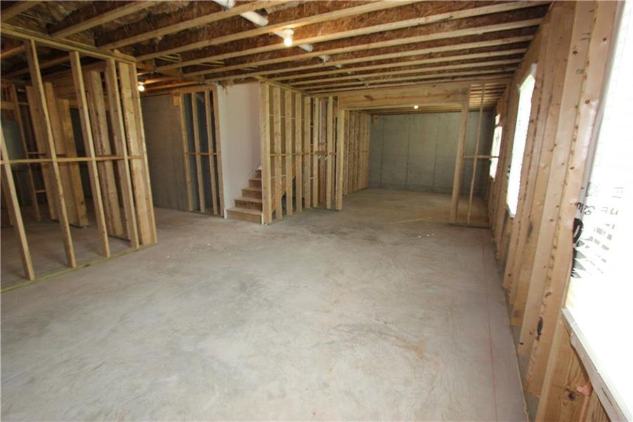 In-progress construction of a new home in Clark Farms, Flowery Branch, GA (Image 30).