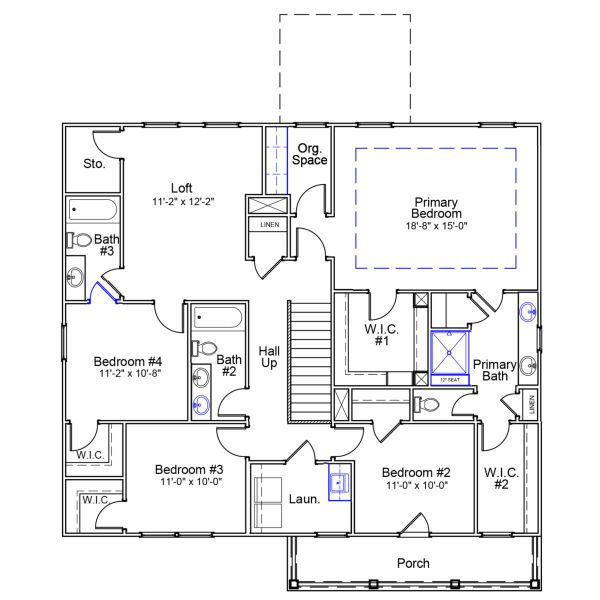 2D floor plan layout of this home in Hendrix Farms, Lexington, SC (Image 3). 2D floor plan layout of this home in Hendrix Farms, Lexington, SC (Image 3).
