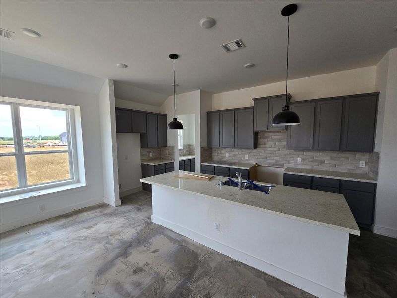 Whip up a batch of Grandma's secret cookies recipe in this sleek stunner of a kitchen! Whip up a batch of Grandma's secret cookies recipe in this sleek stunner of a kitchen!