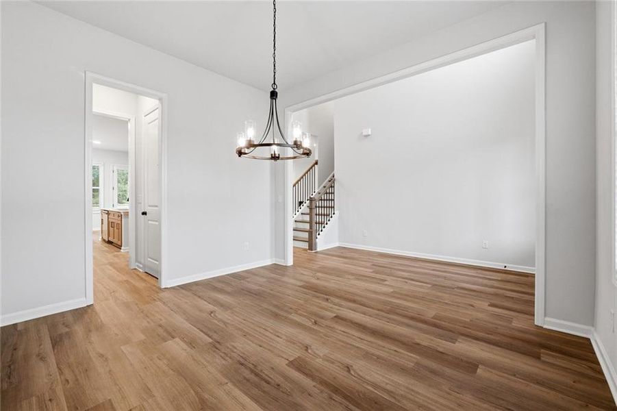 Spacious, unfurnished interior of a new home in The Stables at Ewing Chapel, Dacula (Image 23).