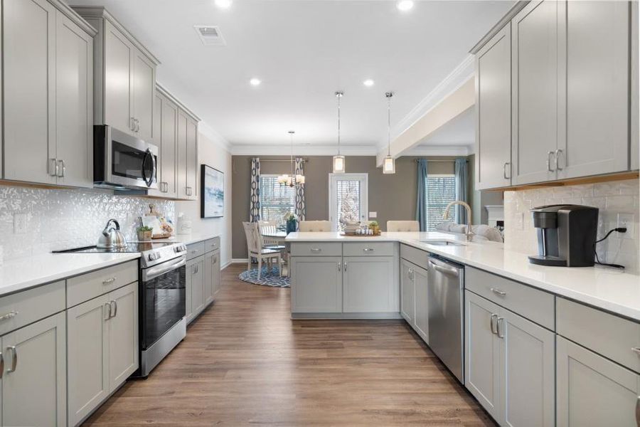Furnished interior view inside a new home in Jones Ridge, Dallas (Image 21).