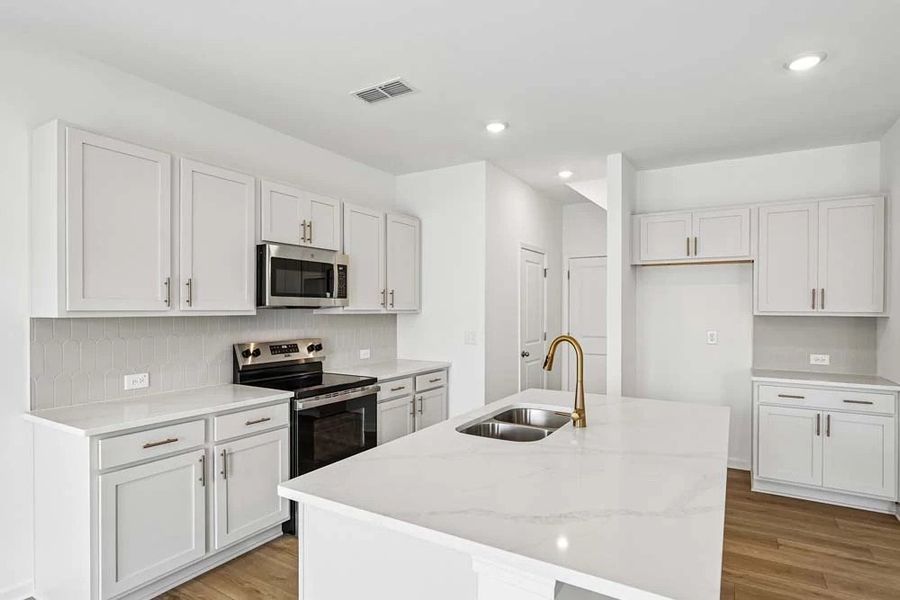 Kitchen featuring Serene Collection Finishes