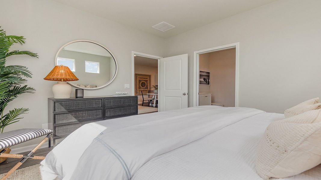 Furnished interior view inside a new home in Rich Square at Brunswick Plantation, Ash (Image 12). Furnished interior view inside a new home in Rich Square at Brunswick Plantation, Ash (Image 12).