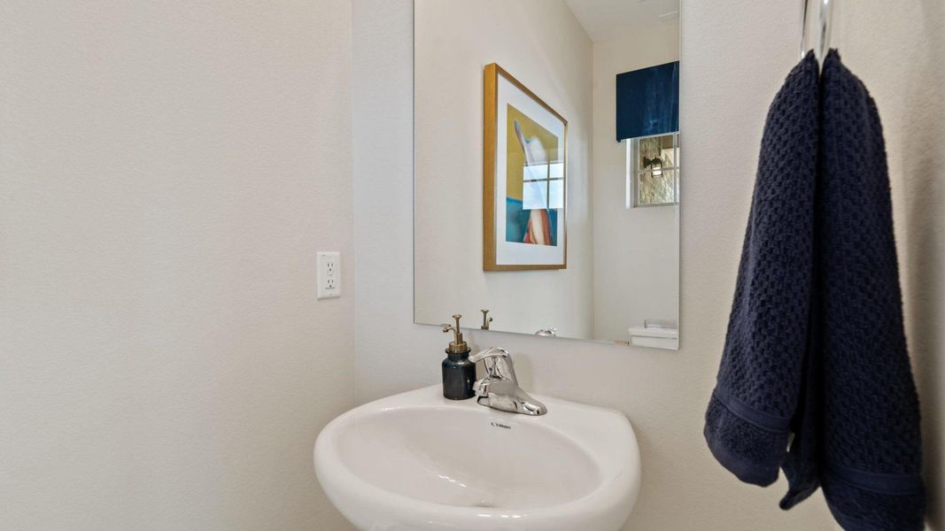 Furnished interior view inside a new home in Saddle Creek Twinhomes, Georgetown (Image 17). Furnished interior view inside a new home in Saddle Creek Twinhomes, Georgetown (Image 17).